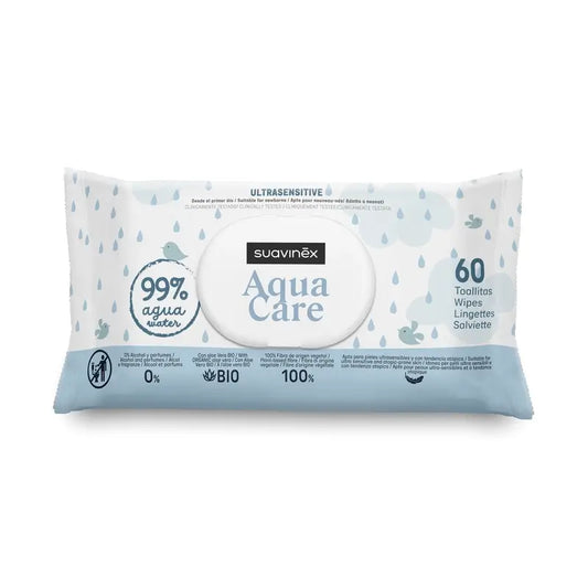 Suavinex Aqua Care Tücher, 60 Stück