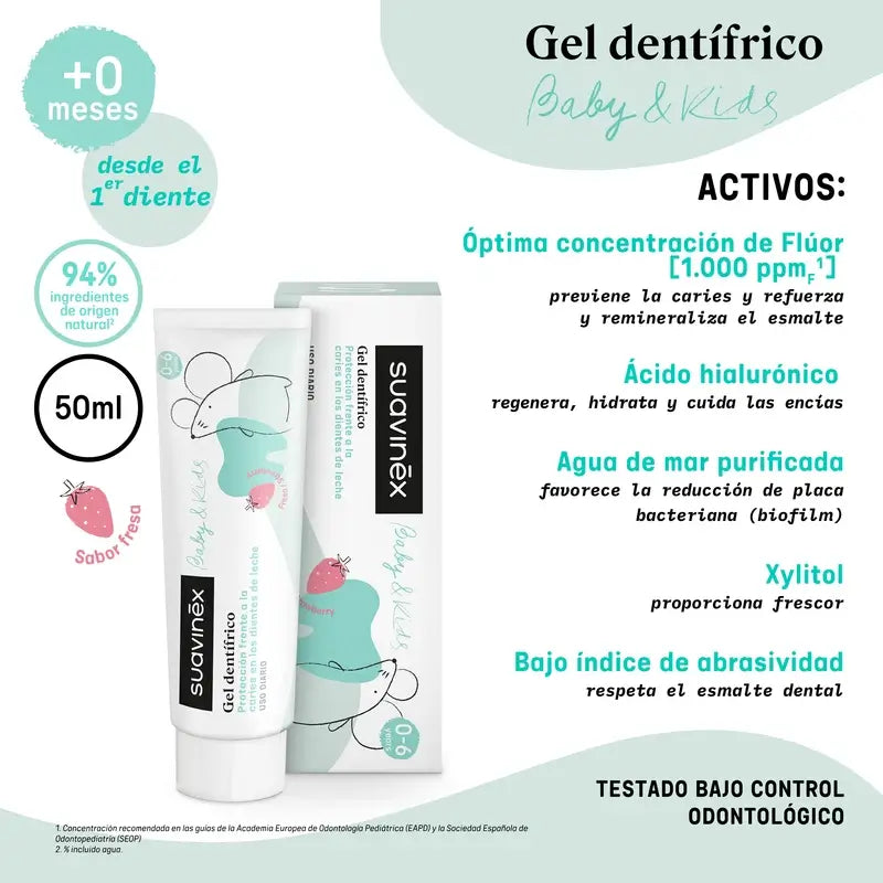 Suavinex Baby-Zahnpasta, 50 ml