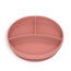 Suavinex Silicone Plate With Suction Cup And Divisions, +6 Months, Pink