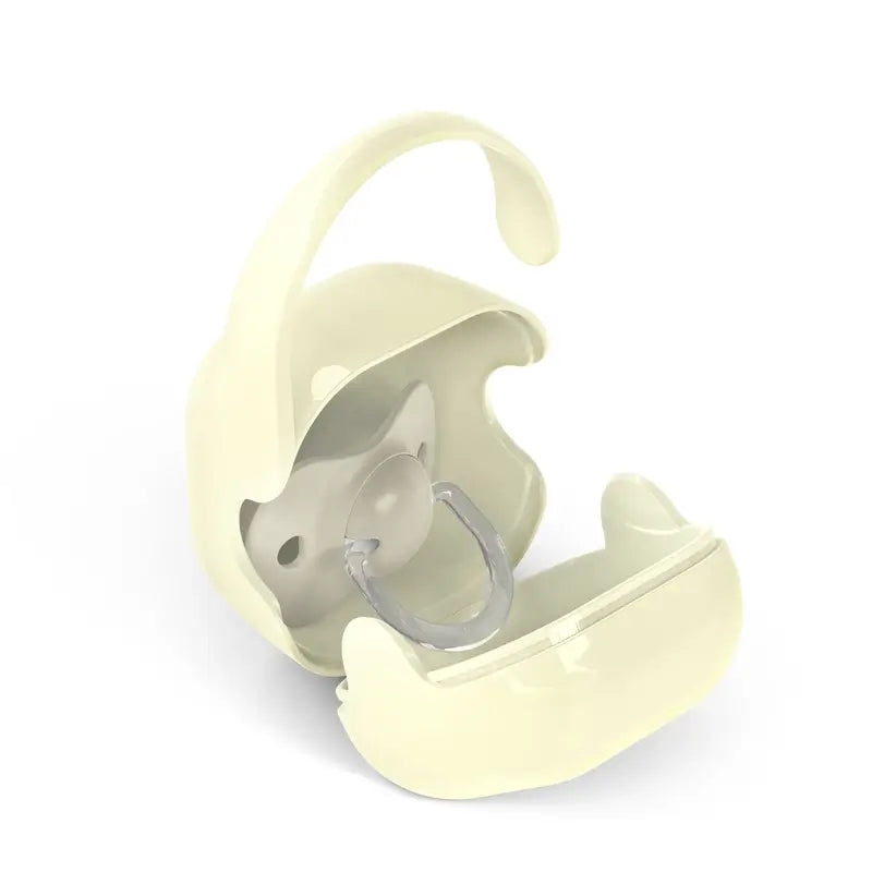 Suavinex Schnuller Halter +0 Monate Birdies Beige