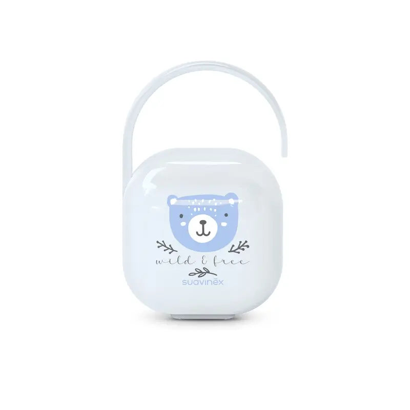 Suavinex Schnuller-Halter +0 Monate Wild&Free Blau