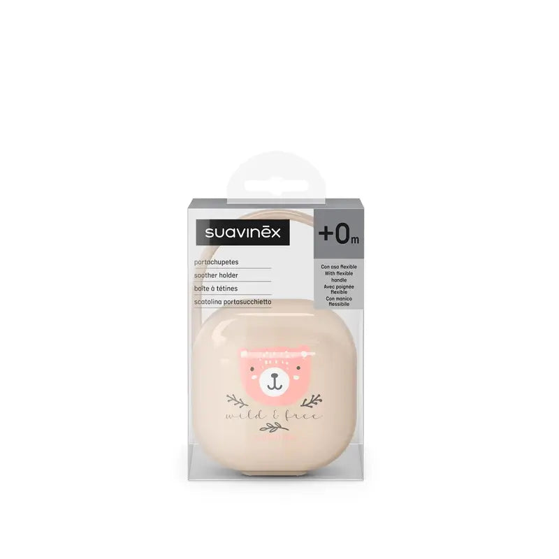 Suavinex Schnullerhalter +0 Monate Wild&Free Pink