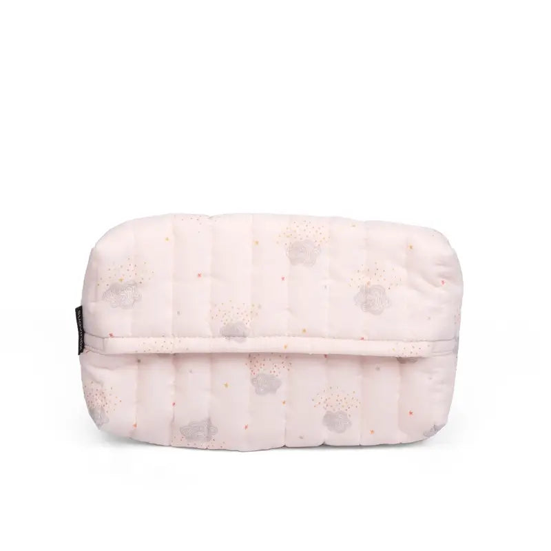 Suavinex Neugeborenes Geschenk mit Stofftuchhalter, rosa