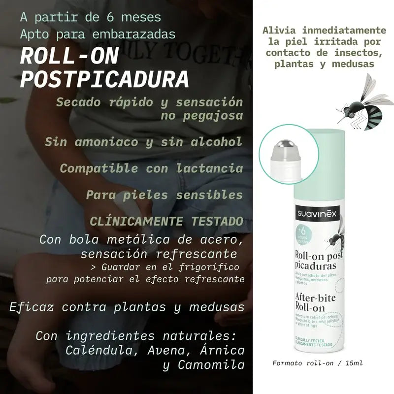 Suavinex Roll-On Post-Verletzung, +6 Monate, 15 ml