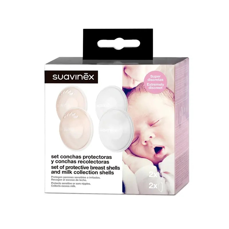Suavinex Set 2 Schutzhüllen & 2 Sammlerhüllen