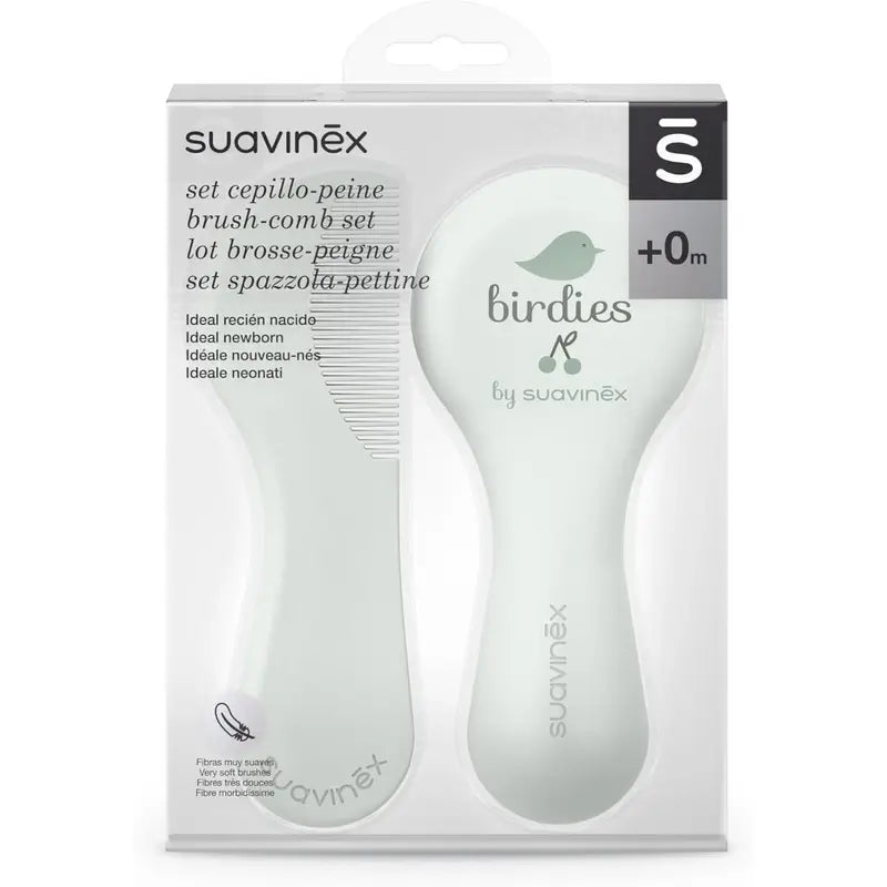 Suavinex Baby Bürste & Kamm, Grün