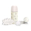 Suavinex Geschenk-Set Schnuller + Schnuller + Flasche 270 ml (M) + Beißring, Rosa