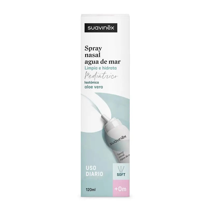 Suavinex Baby Isotonisches Nasenspray, Tägliche Hygiene, 120 ml