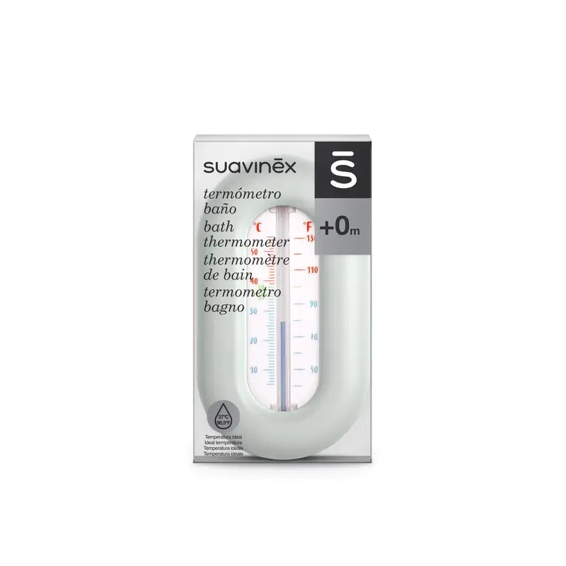 Suavinex Badethermometer Design Vögelchen Grün
