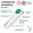 Suavinex Infrarot-Thermometer mit Tragetasche und Batterien