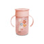 Suavinex 360 Training Cup mit Griffen 340 ml, auslaufsicher, +12 Monate, rosa