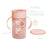 Suavinex 360 Training Cup mit Griffen 340 ml, auslaufsicher, +12 Monate, rosa
