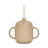 Suavinex 3-in-1 Silikon Lerntasse, +6 Monate, Beige