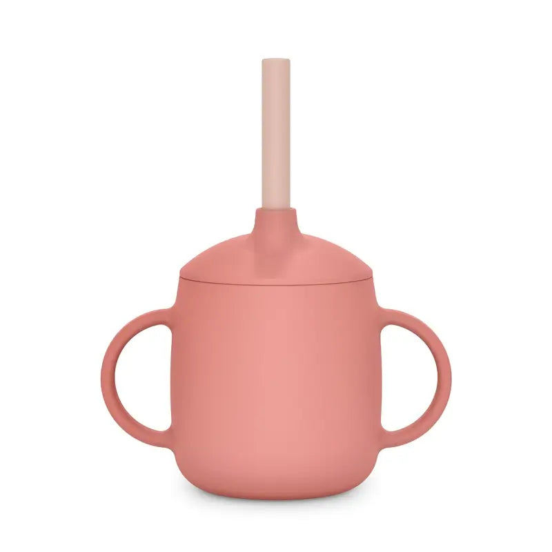 Suavinex Learning Cup 3-in-1-Silikon, +6 Monate, Rosa