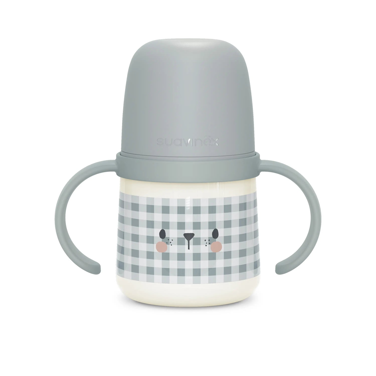 Suavinex Baby Learning Cup, Anti-Colic, +6 Monate, blau, 1 Stück
