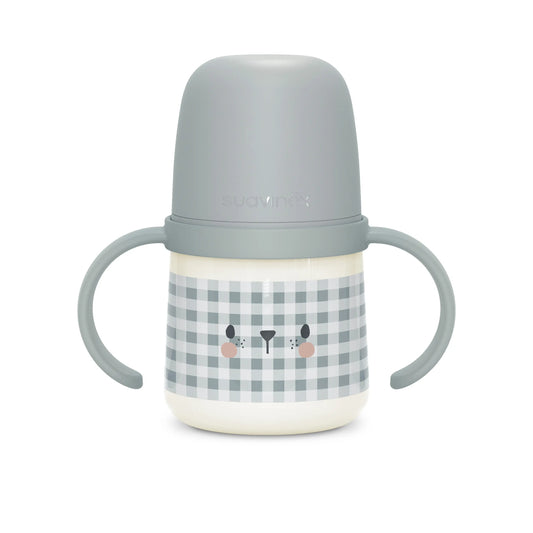 Suavinex Baby Learning Cup, Anti-Colic, +6 Monate, blau, 1 Stück