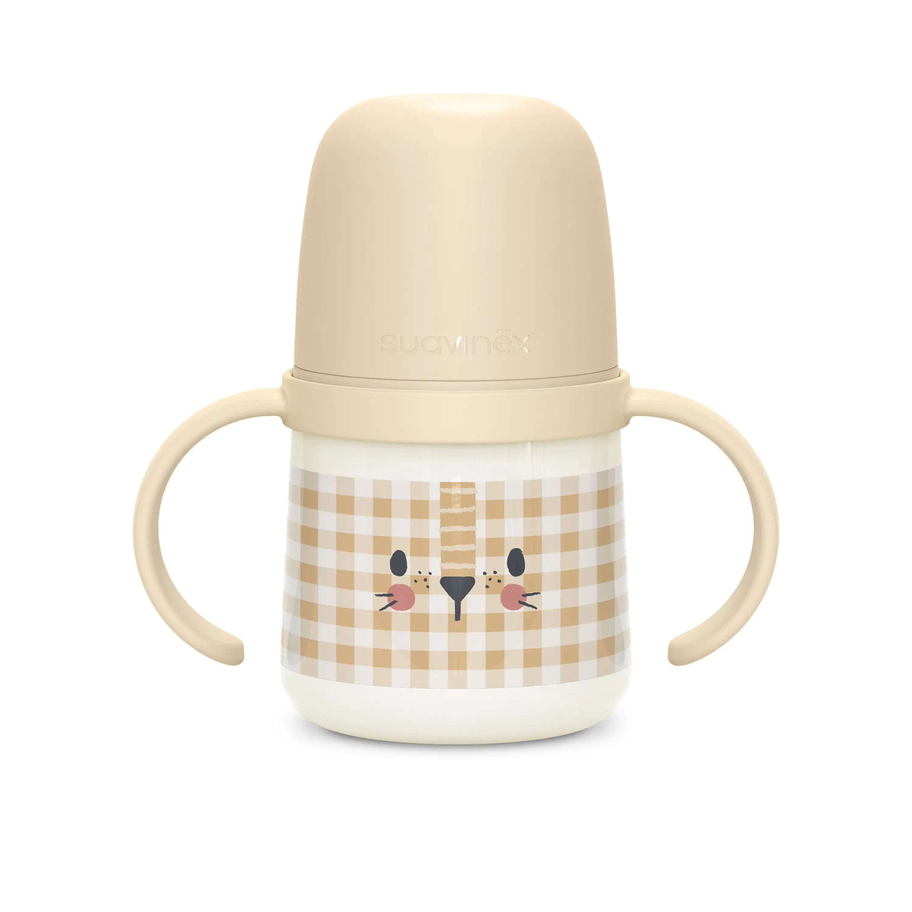 Suavinex Baby Learning Cup, Anti-Colic, +6 Monate, Beige, 1 Stück