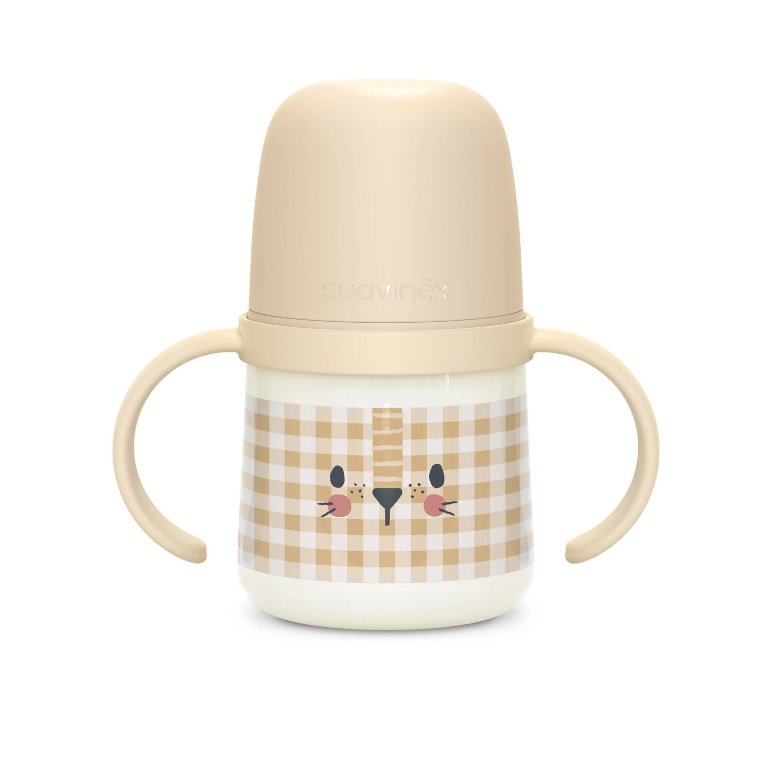 Suavinex Baby Learning Cup, Anti-Colic, +6 Monate, Beige, 1 Stück