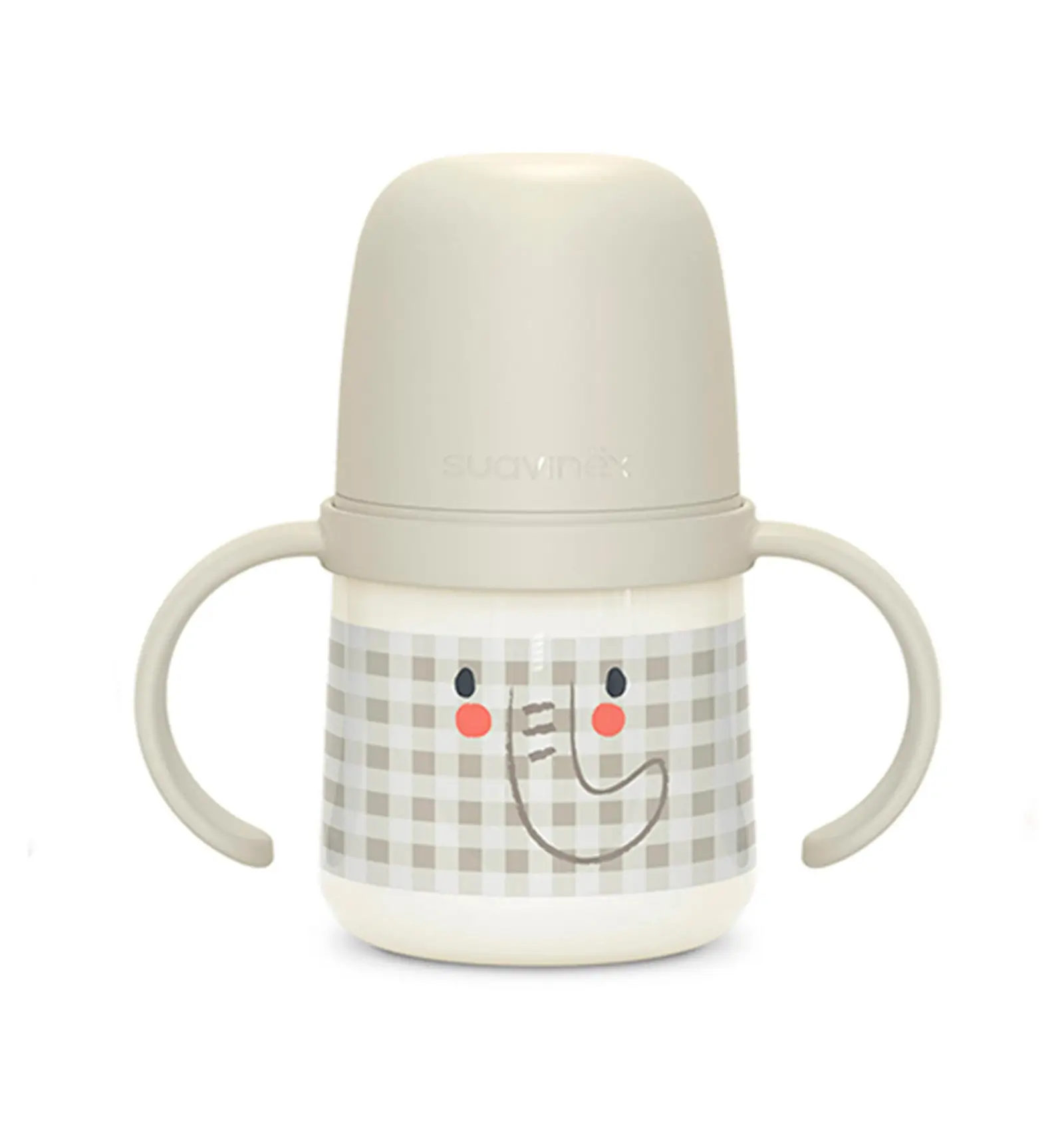 Suavinex Baby Learning Cup, Anti-Colic, +6 Monate, Grau, 1 Stück