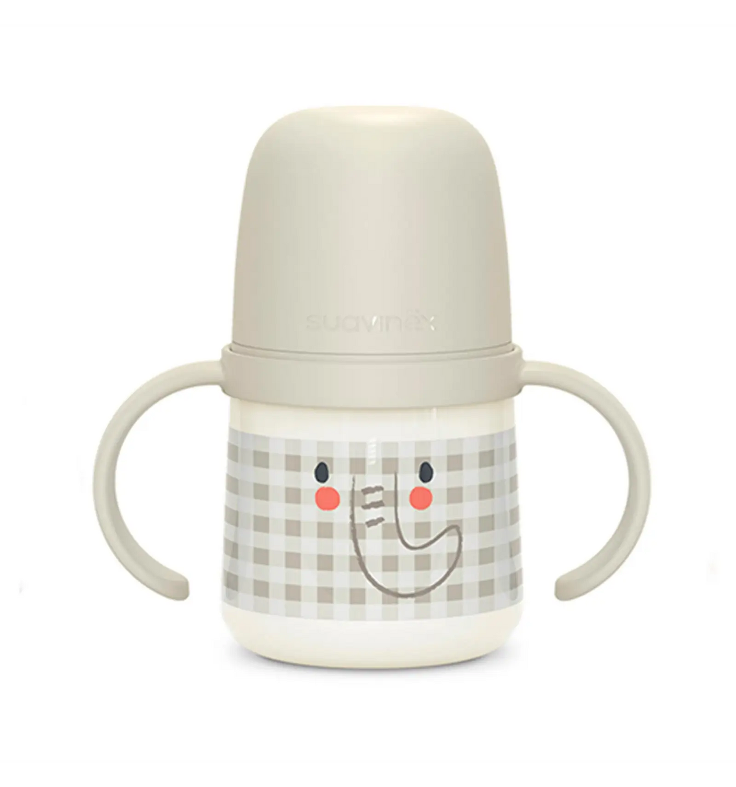 Suavinex Baby Learning Cup, Anti-Colic, +6 Monate, Grau, 1 Stück