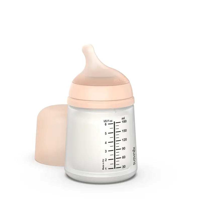 Suavinex Anti-Kolik-Flasche Zero Zero 180 Ml, Slow Flow (S), +0 Monate, Fair