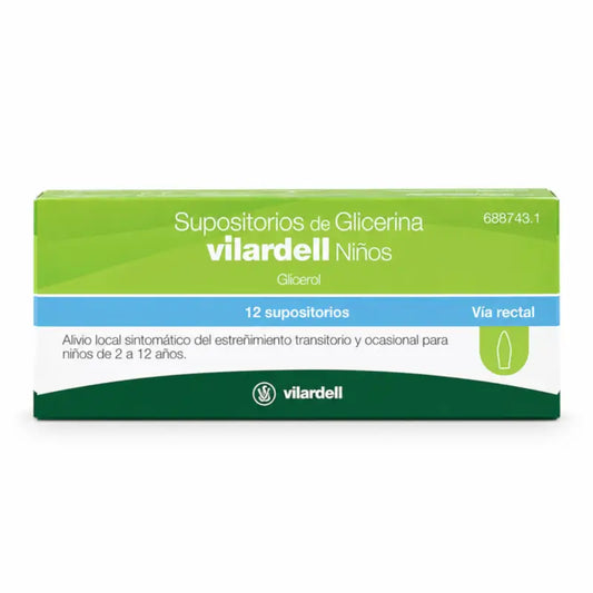 Vilardell Zäpfchen Glycerin Säugling 12 Einheiten Blister