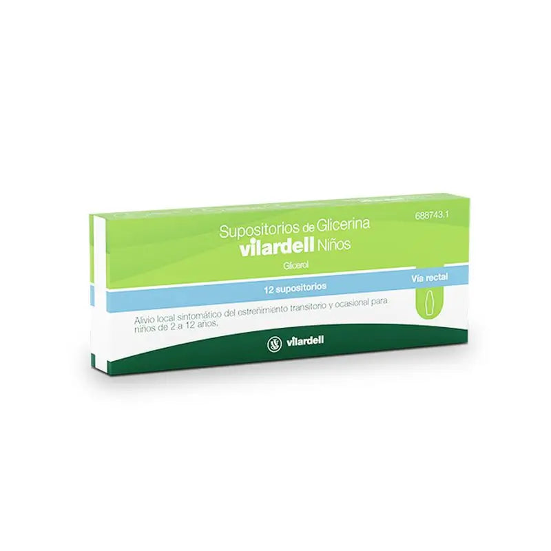 Vilardell Suppositories Glycerine Infant 12 units Blister
