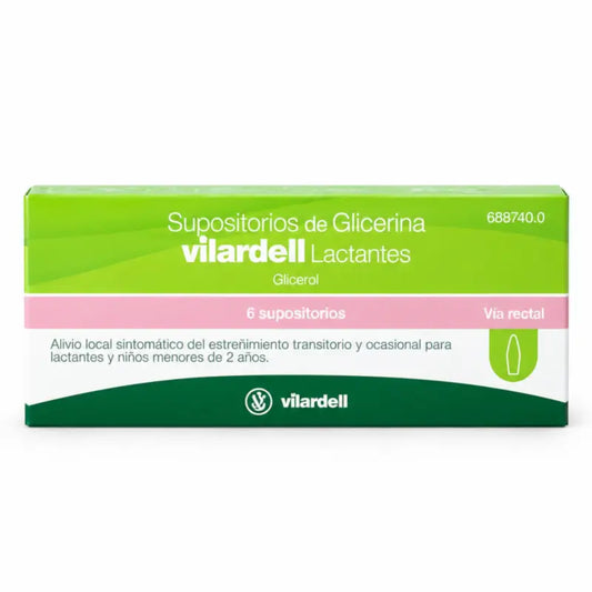 Vilardell Säuglinge, 6 Zäpfchen Glyzerin