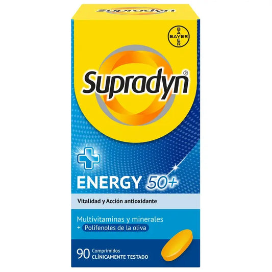 Supradyn Energy 50+ Vitamine, Mineralien und Energie, 90 Tabletten