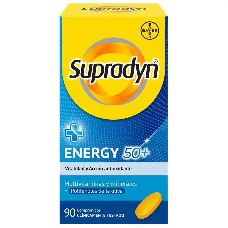 Supradyn Energy 50+ Vitamine, Mineralien und Energie, 90 Tabletten