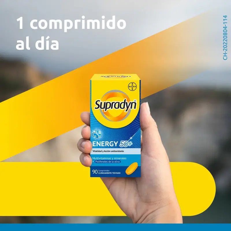 Supradyn Energy 50+ Vitamine, Mineralien und Energie, 90 Tabletten