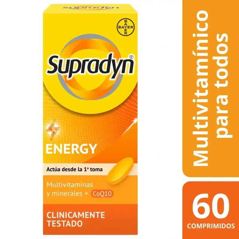 Supradyn Energy Vitamine, Mineralien, Energie und Vitalität, 60 Tabletten