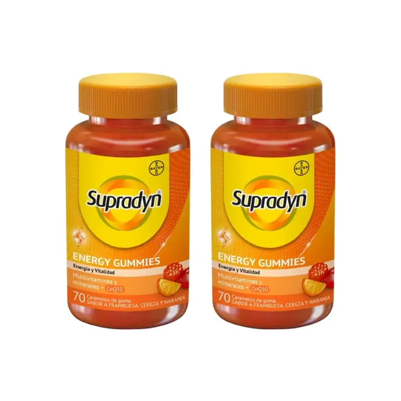 Supradyn Energy Gummies Adult, 2x70 Chewy Sweets