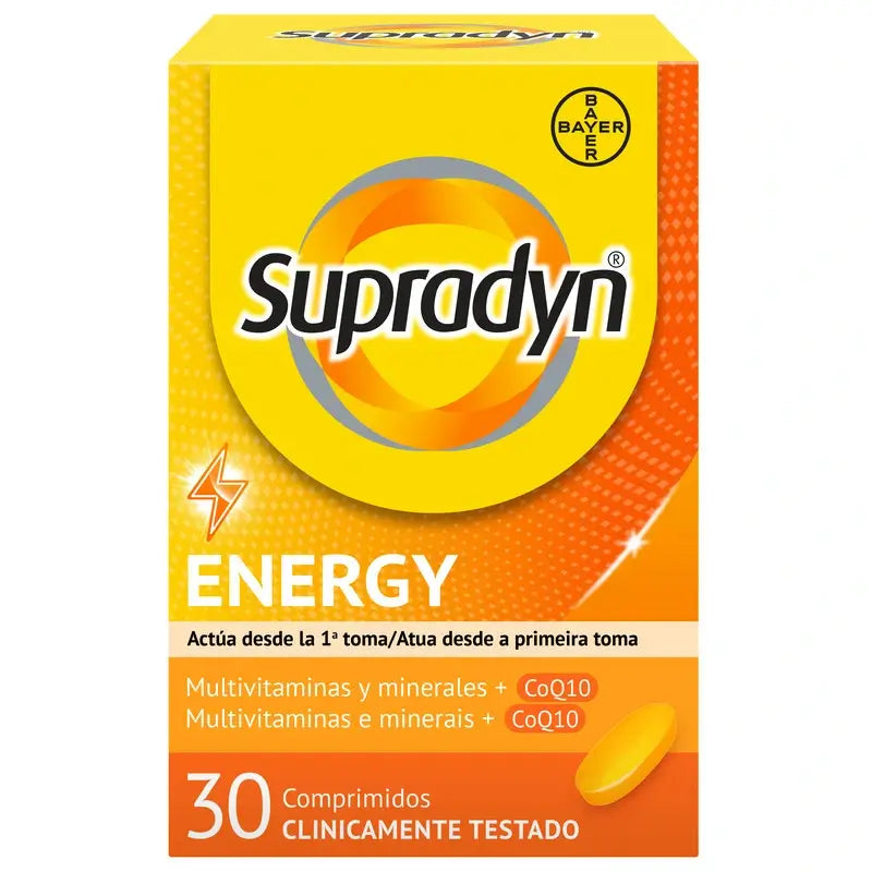 Supradyn Energy Vitamine, Mineralien und tägliche Energie, 30 Tabletten