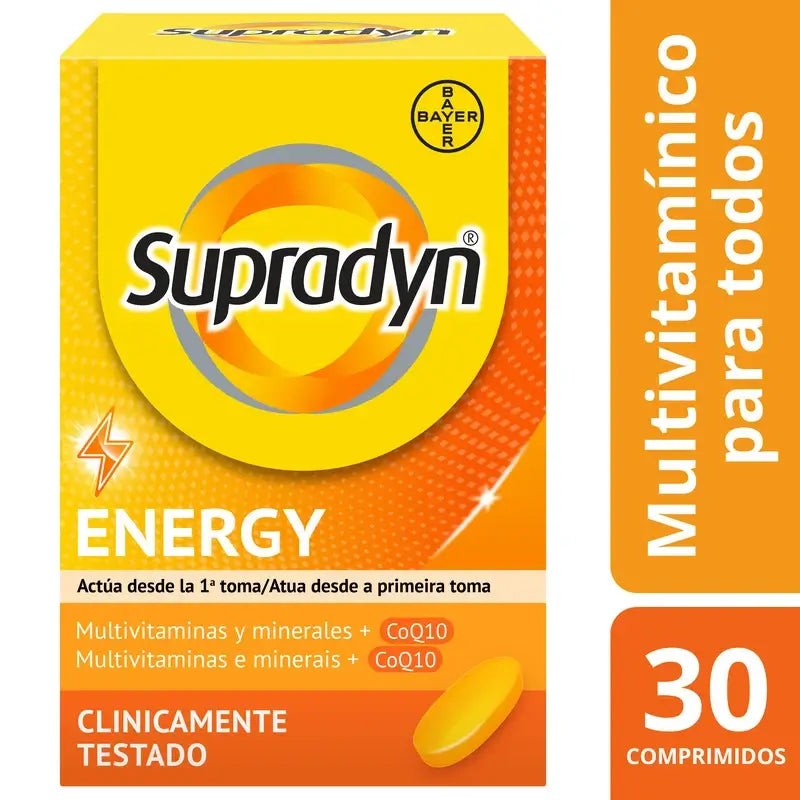 Supradyn Energy Vitamine, Mineralien und tägliche Energie, 30 Tabletten