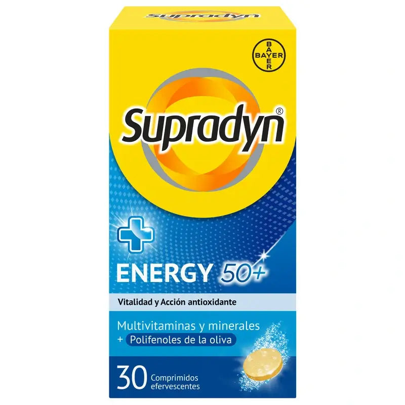 Supradyn Energy 50+ Vitamine und Energie, 30 Brausetabletten