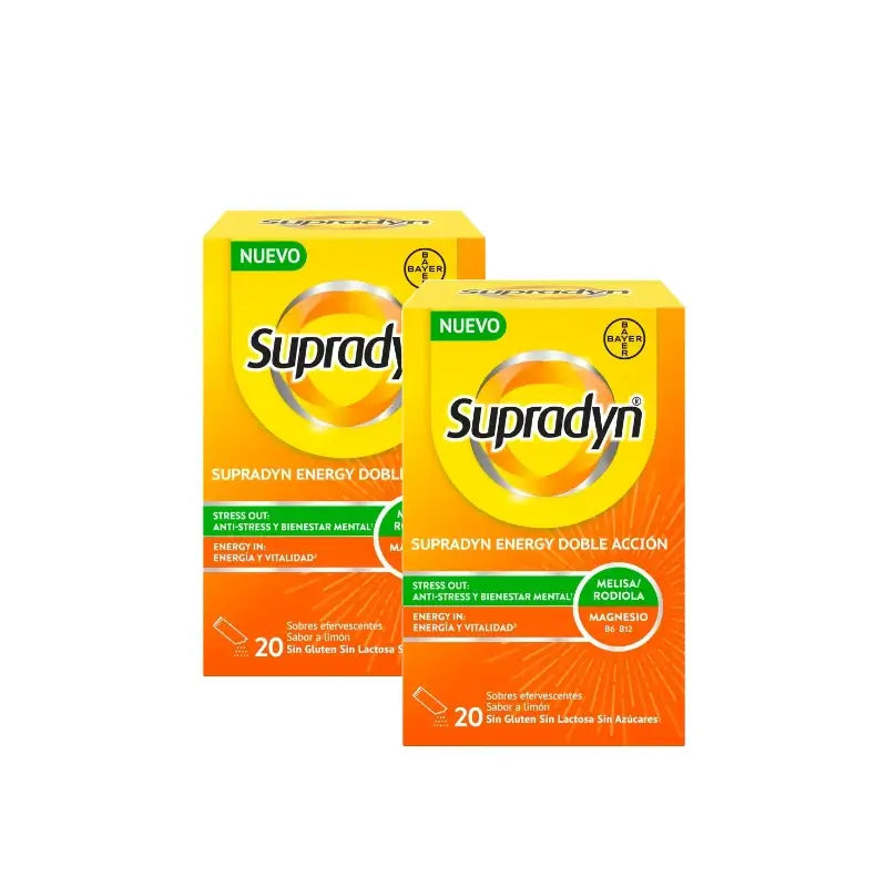 Supradyn Energy Doppelte Wirkung, Packung mit 2 x 20 Beuteln