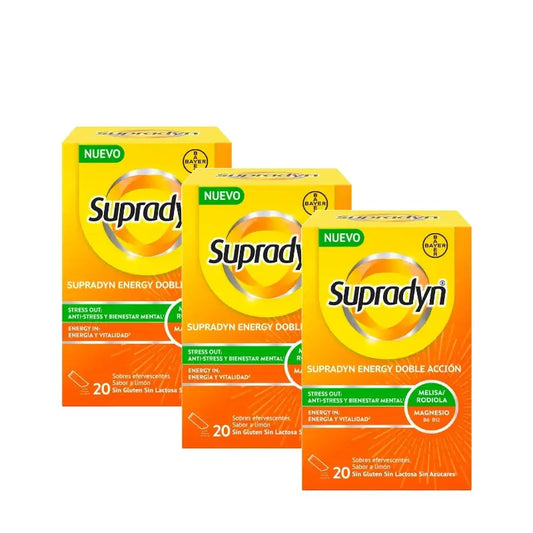 Supradyn Energy Double Action, Packung mit 3 × 20 Beuteln