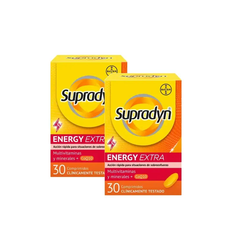Supradyn Energy Extra Sport – Vitamine und Energie, Packung mit 2 x 30 Tabletten