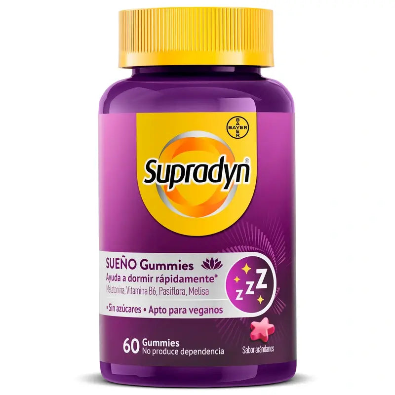Supradyn Schlaf & Gelassenheit Gummibärchen Melatonin & Vitamin B6 , 60 Gummibärchen