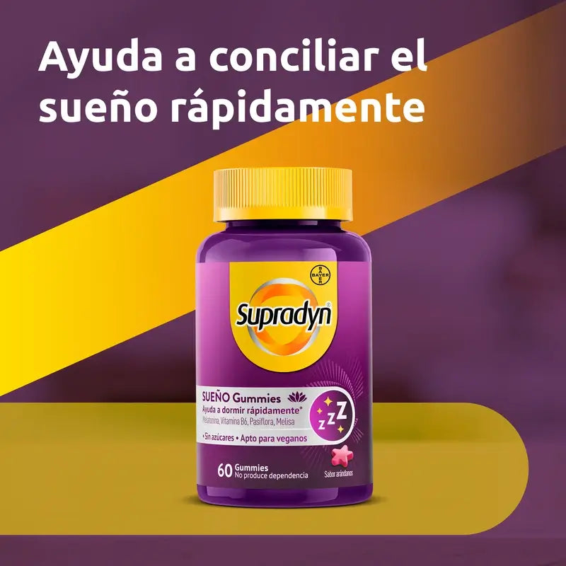 Supradyn Schlaf & Gelassenheit Gummibärchen Melatonin & Vitamin B6 , 60 Gummibärchen