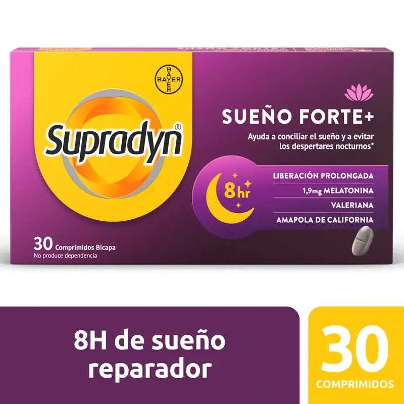 Supradyn Sleep Forte+ reduziert das nächtliche Erwachen, 30 Tabletten