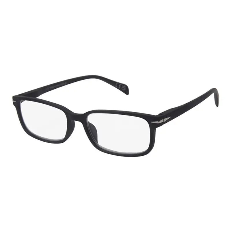 Surgicalmed Euro Optics Duna Presbyopia Lesebrille (Mattschwarz mit Silberdekor) (+2.50) Mattschwarz mit Silberdekor, 1 Stück
