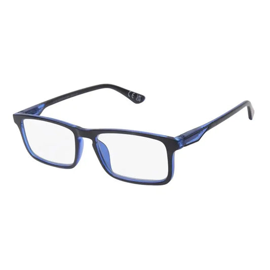 Surgicalmed Euro Optics Joya Presbyopie Lesebrille (blau klar mit schwarzer Front) (+2.00) blau klar mit schwarzer Front, 1 Stück
