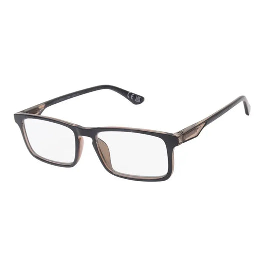 Surgicalmed Euro Optics Joya Presbyopie Lesebrille (nackt klar mit schwarzer Front) (+2.00) nackt klar mit schwarzer Front, 1 Stück