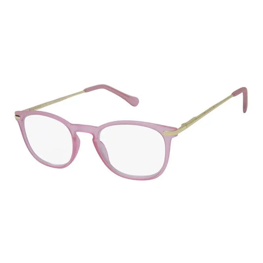 Surgicalmed Euro Optics Presbyopie Lesebrille Light (Transparent Matt Rosa & Gold Bügel) (+2.00) Transparent Matt Rosa & Gold Bügel, 1 Stück