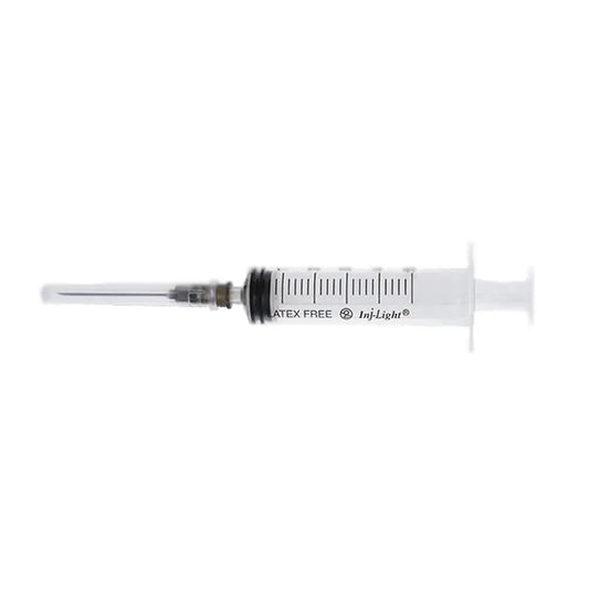 Surgicalmed Rays Einwegspritzen 2,5 ml drei Körper zentrale Luer-Konus mit Nadel 23G 0,65X30 mm Inj/Light - Box von 100 Einheiten, 100 Einheiten