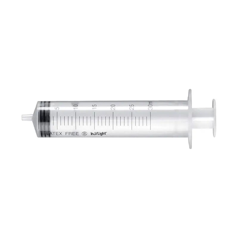 Surgicalmed Rays Einmalspritzen 5 Ml Drei Körper Zentral Luer Konus Nadellos Nadelfrei Inj/Light - Box mit 100 Stück, 100 Stück.