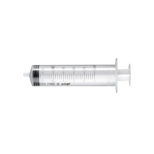 Surgicalmed Rays Einwegspritzen 60 ml Drei-Körper nadelfreie exzentrische Luer-Kegel nadelfreie Inj/Light - Box mit 25 Stück, 25 Einheiten