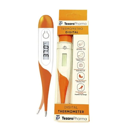 Surgicalmed Tezaro Pharma Flexible Spitze Digital Thermometer Tezaro Pharma, 1 Stück